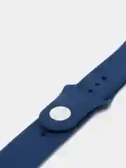 Темно-синий силиконовый ремешок для Samsung Galaxy Watch 3, 41 и 45 мм