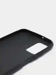 Хром чехол Samsung Galaxy A03s, Самсунг Галакси А03с силиконовый, черный, матовый
