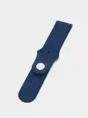 Темно-синий силиконовый ремешок для Samsung Galaxy Watch 3, 41 и 45 мм