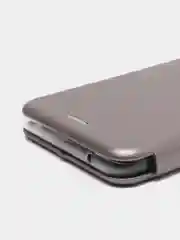 Серебряный чехол-книжка для Samsung Galaxy A22S, A22 5G