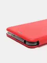 Красный чехол книжка Xiaomi Redmi 9A с функцией подставки