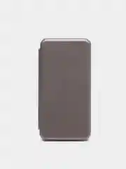 Серебряный чехол книжка для Samsung Galaxy S21FE (S21 FE)