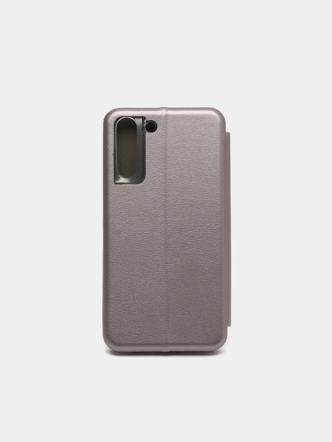 Серебряный чехол книжка для Samsung Galaxy S21FE (S21 FE)