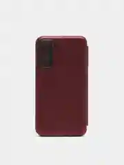 Багровый чехол книжка Samsung Galaxy S21