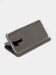 Серебряный чехол книжка для Xiaomi Redmi 9