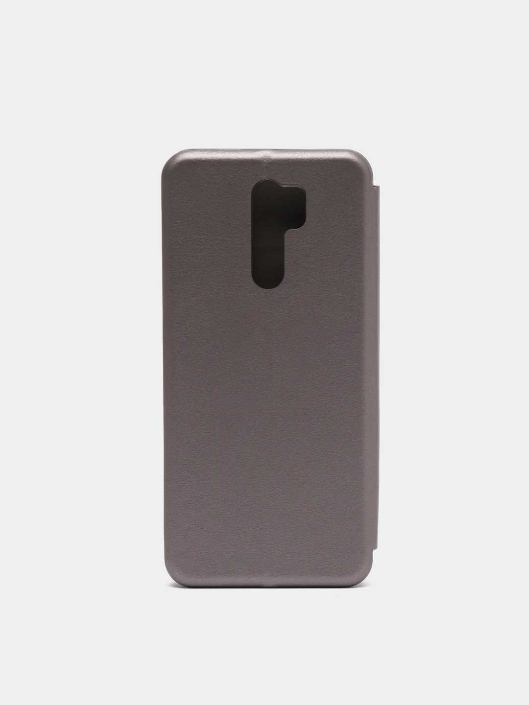 Серебряный чехол книжка для Xiaomi Redmi 9