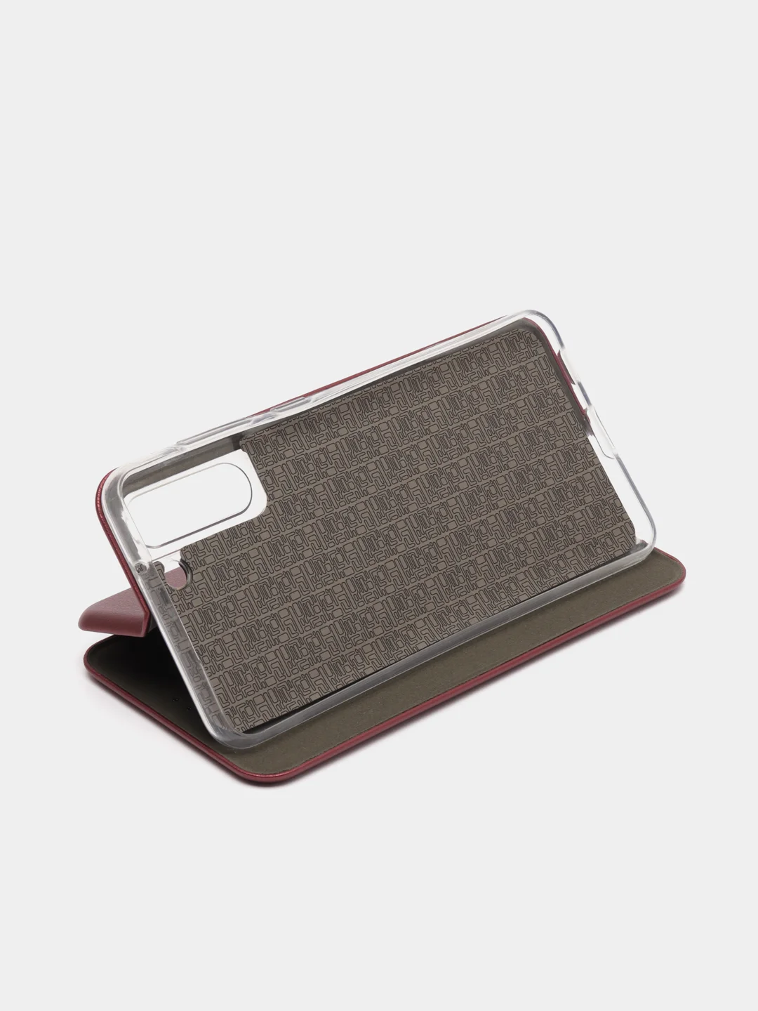 Багровый чехол книжка для Samsung Galaxy S21FE (S21 FE)
