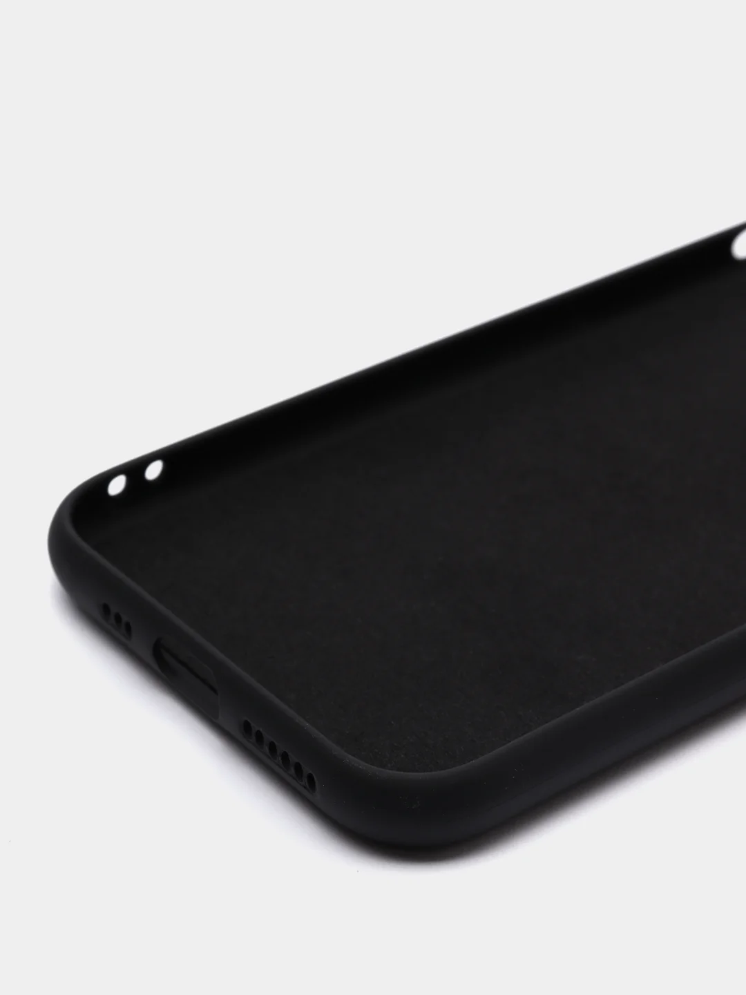 Черный чехол силиконовый для iPhone 11, 11 Pro, 11 Pro Max, Mobios