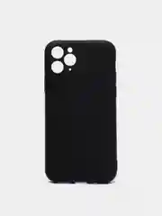 Черный чехол силиконовый для iPhone 11, 11 Pro, 11 Pro Max, Mobios