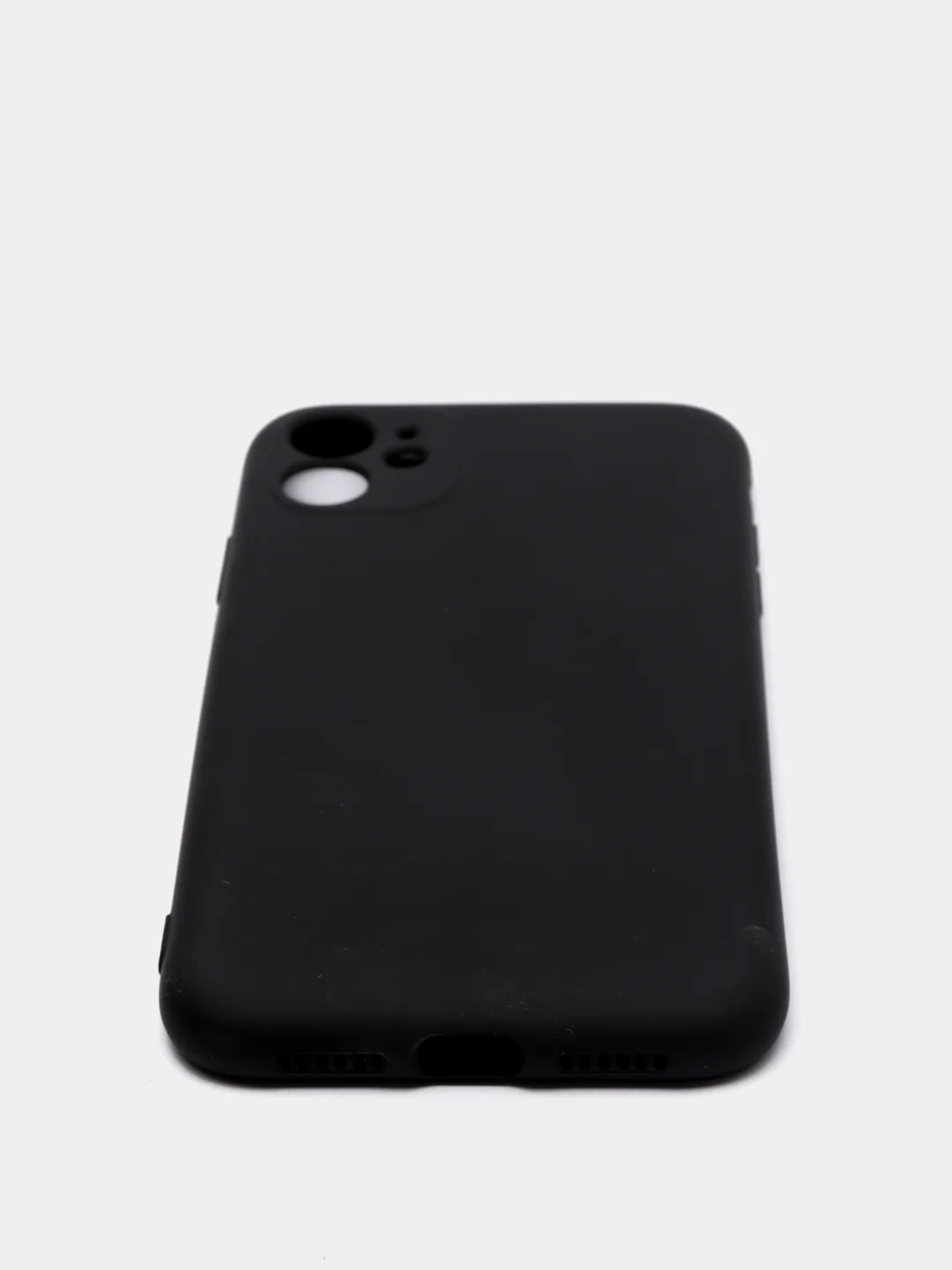 Черный чехол силиконовый для iPhone 11, 11 Pro, 11 Pro Max, Mobios