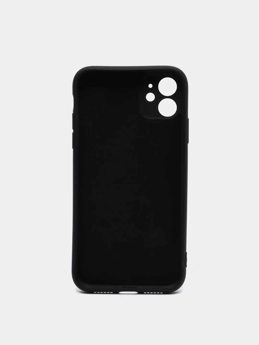 Черный чехол силиконовый для iPhone 11, 11 Pro, 11 Pro Max, Mobios