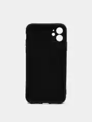 Черный чехол силиконовый для iPhone 11, 11 Pro, 11 Pro Max, Mobios