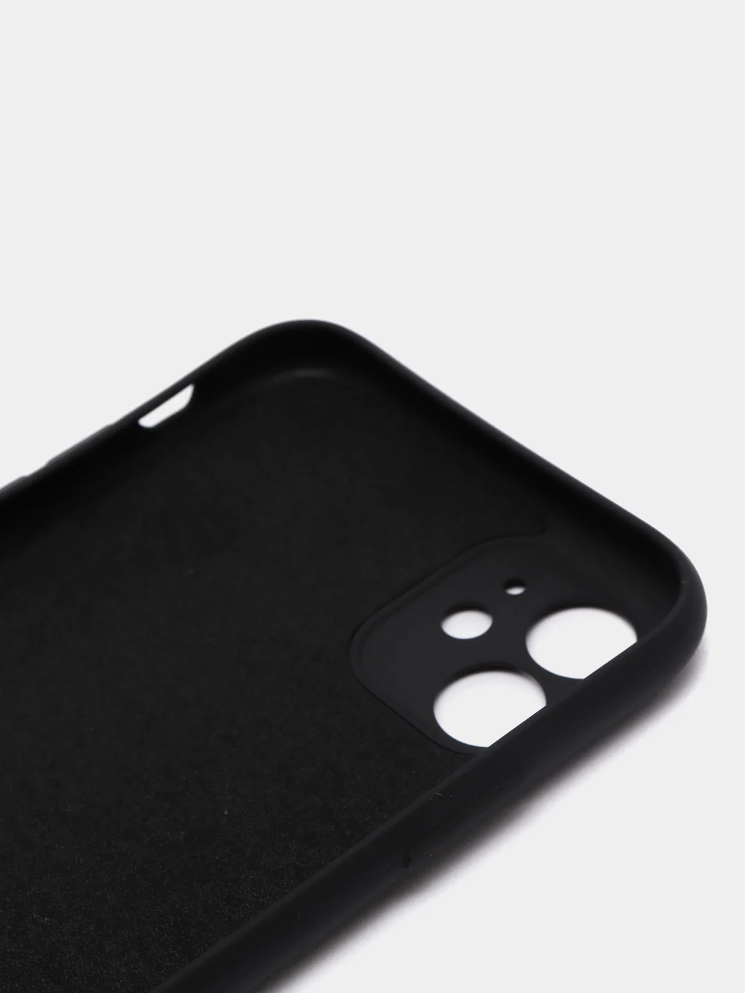 Черный чехол силиконовый для iPhone 11, 11 Pro, 11 Pro Max, Mobios