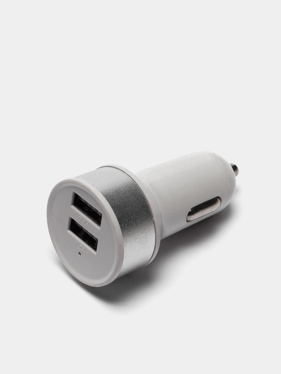 Серый автомобильное зарядное устройство, 2 USB, 2.1 А