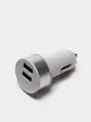 Серый автомобильное зарядное устройство, 2 USB, 2.1 А