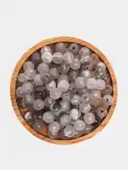 Серый бусины акриловые 6мм, 8 мм,    100шт