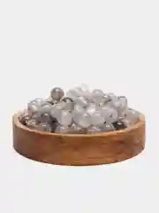Серый бусины акриловые 6мм, 8 мм,    100шт