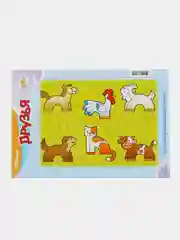Красный развивающие пазлы "Baby Step"  для малышей от 1+