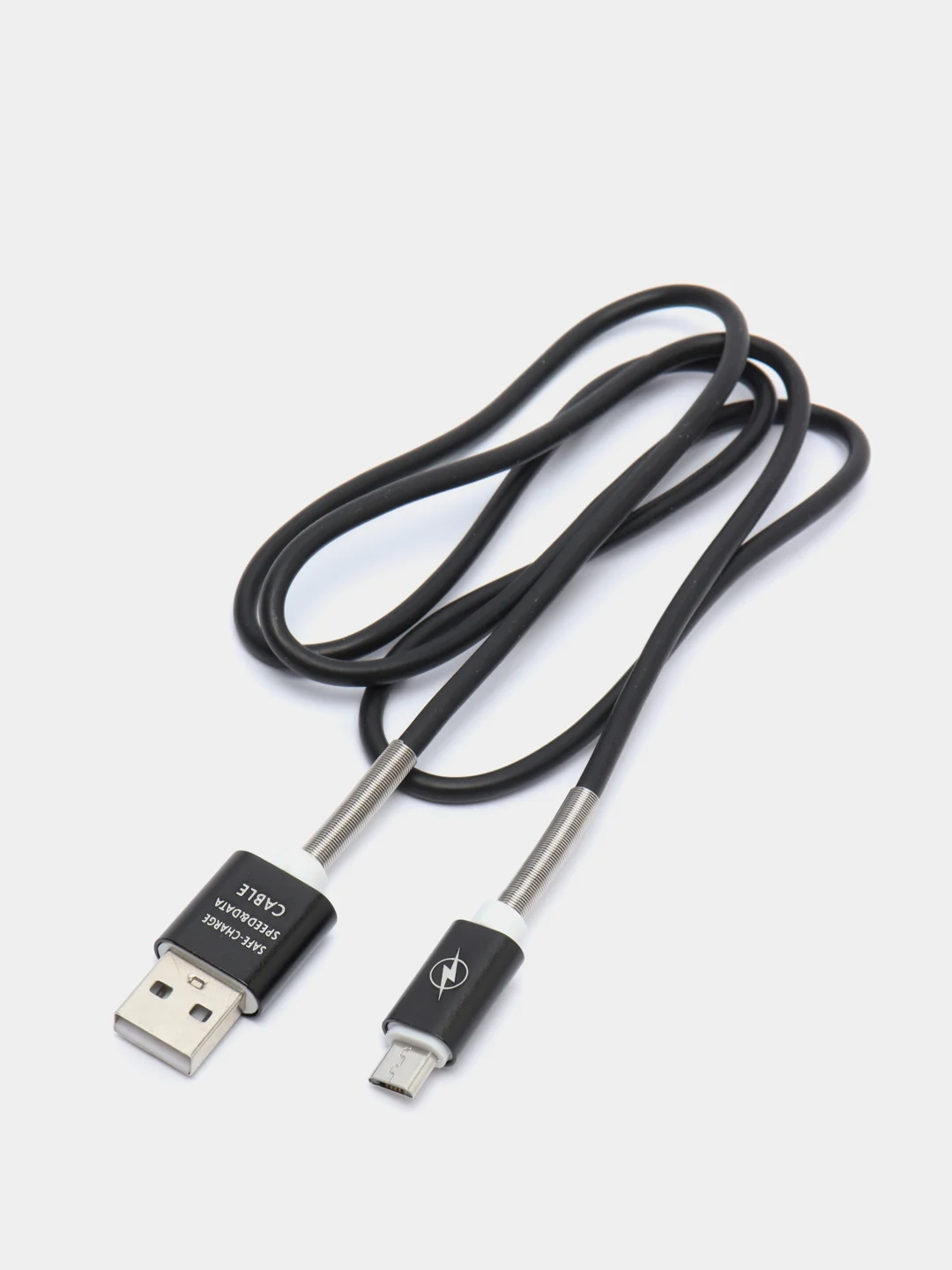 Черный кабель для зарядки Type-C