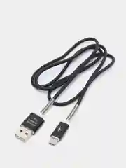 Черный кабель для зарядки Type-C
