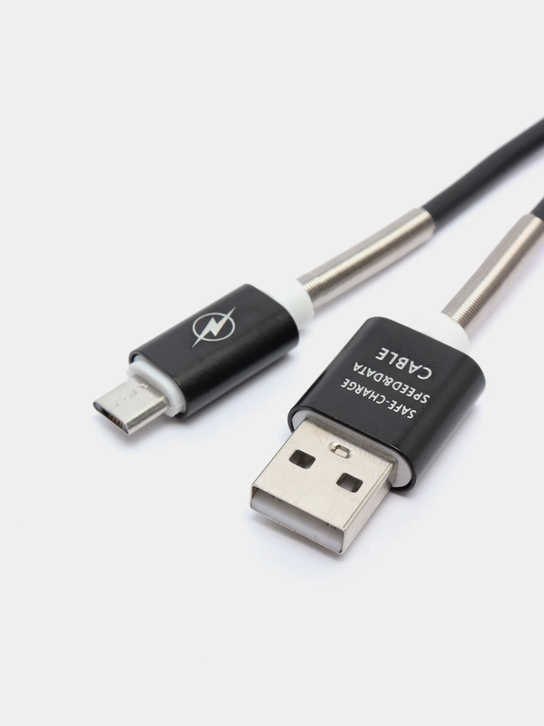Черный кабель для зарядки Type-C