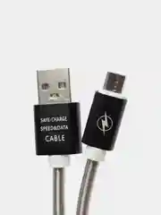 Черный кабель для зарядки Type-C