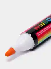 Оранжевый маркеры меловые для стекла, 7 цветов, LED