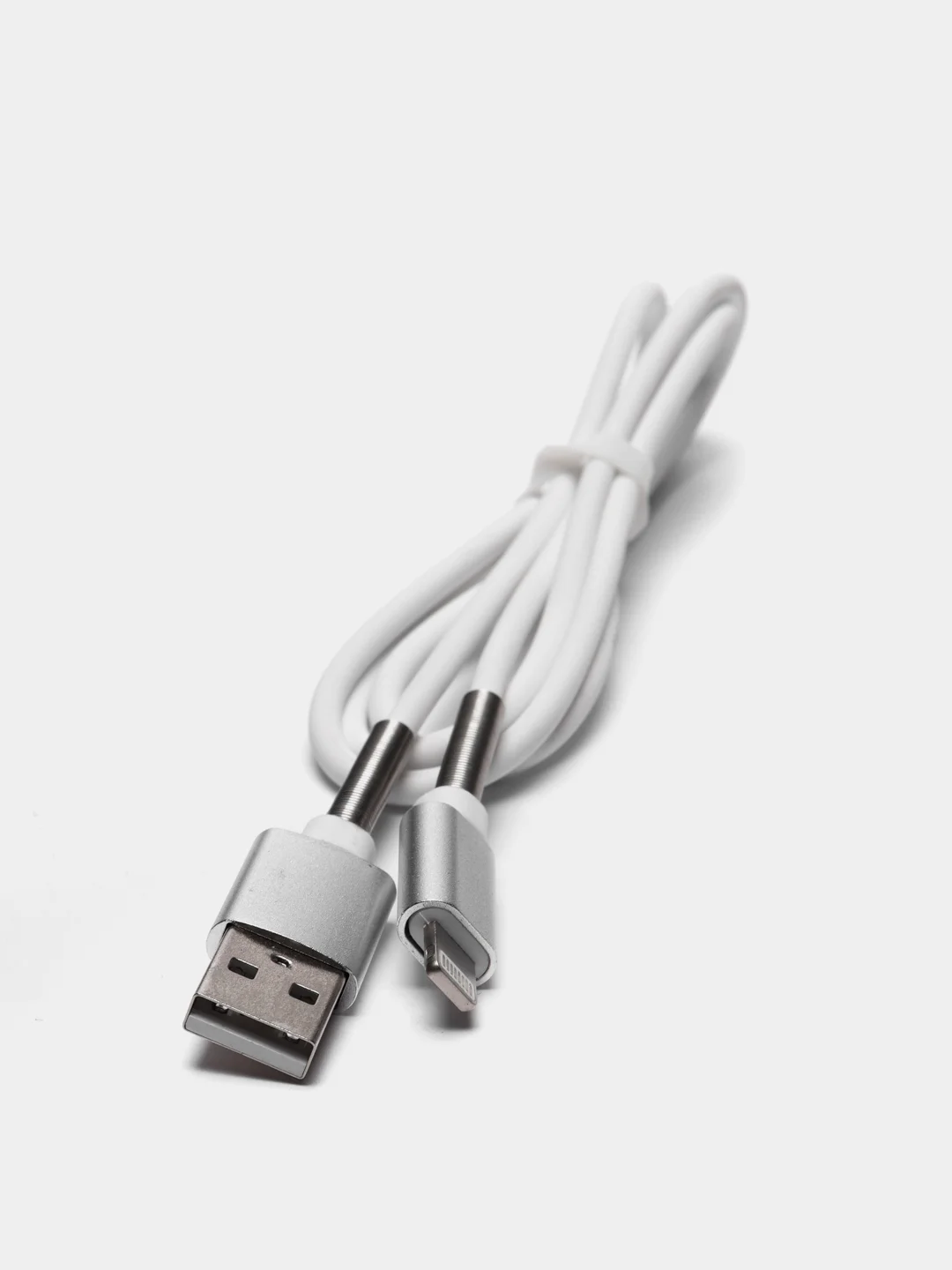 Белый кабель зарядный Micro-USB, Type-C