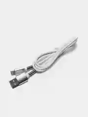 Белый кабель зарядный Micro-USB, Type-C