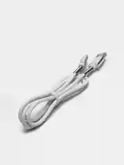 Белый кабель зарядный Micro-USB, Type-C