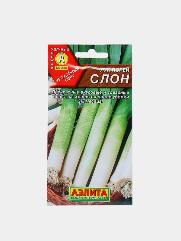 Семена Лук порей "Слон", 1 г