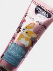 Розовый крем для рук Aura комплексный, с маслом ши и витаминами А и Е, 30 мл