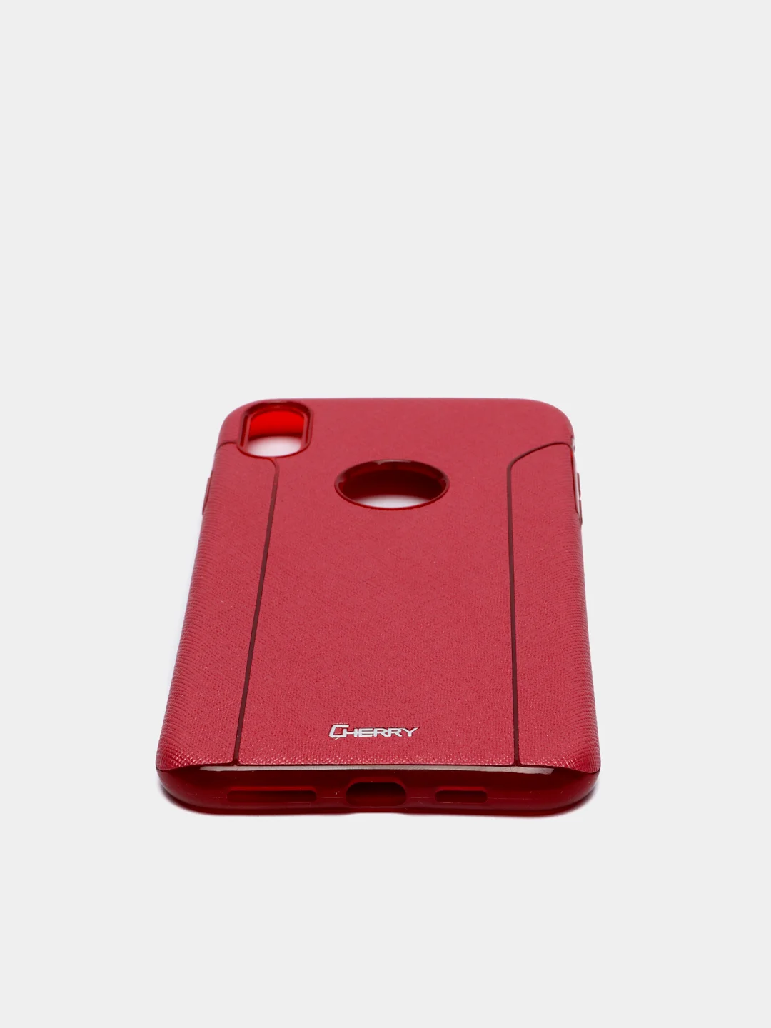 Красный чехол-накладка для iPhone Xs Max "Cherry II New Design"
