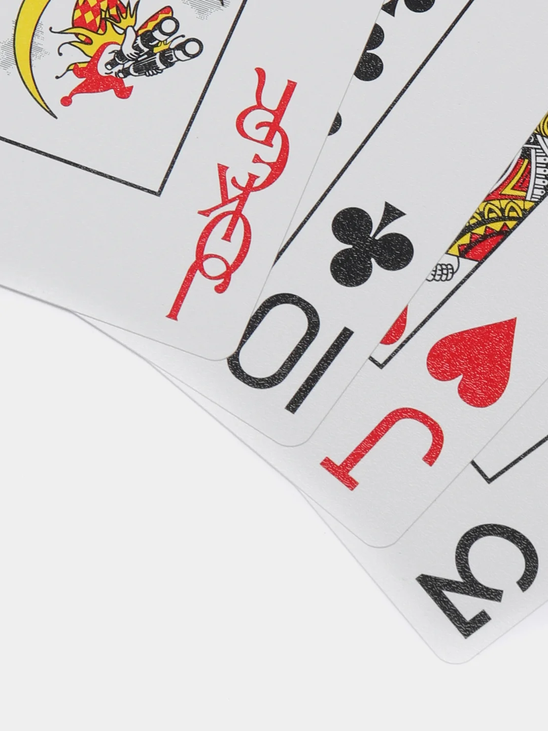 Красный пластиковые игральные карты Poker Club, 54 штуки