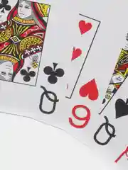 Красный пластиковые игральные карты Poker Club, 54 штуки
