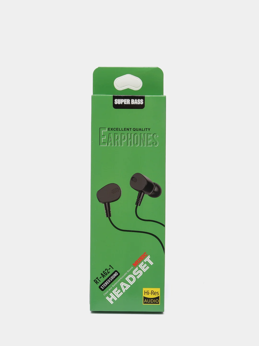 Черный наушники проводные RT-A62-1 Super Bass Stereo Sound