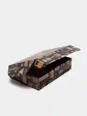 Коробка складная крафтовая "Брутальность", 21 х 15 х 5 см