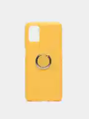Желтый чехол для Samsung Galaxy M21, M30s, M31, M51, с кольцом-держателем