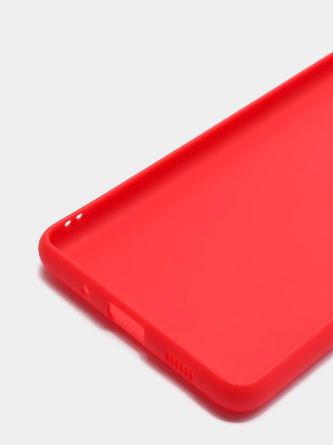 Красный чехол для Samsung S20 FE цветной матовый