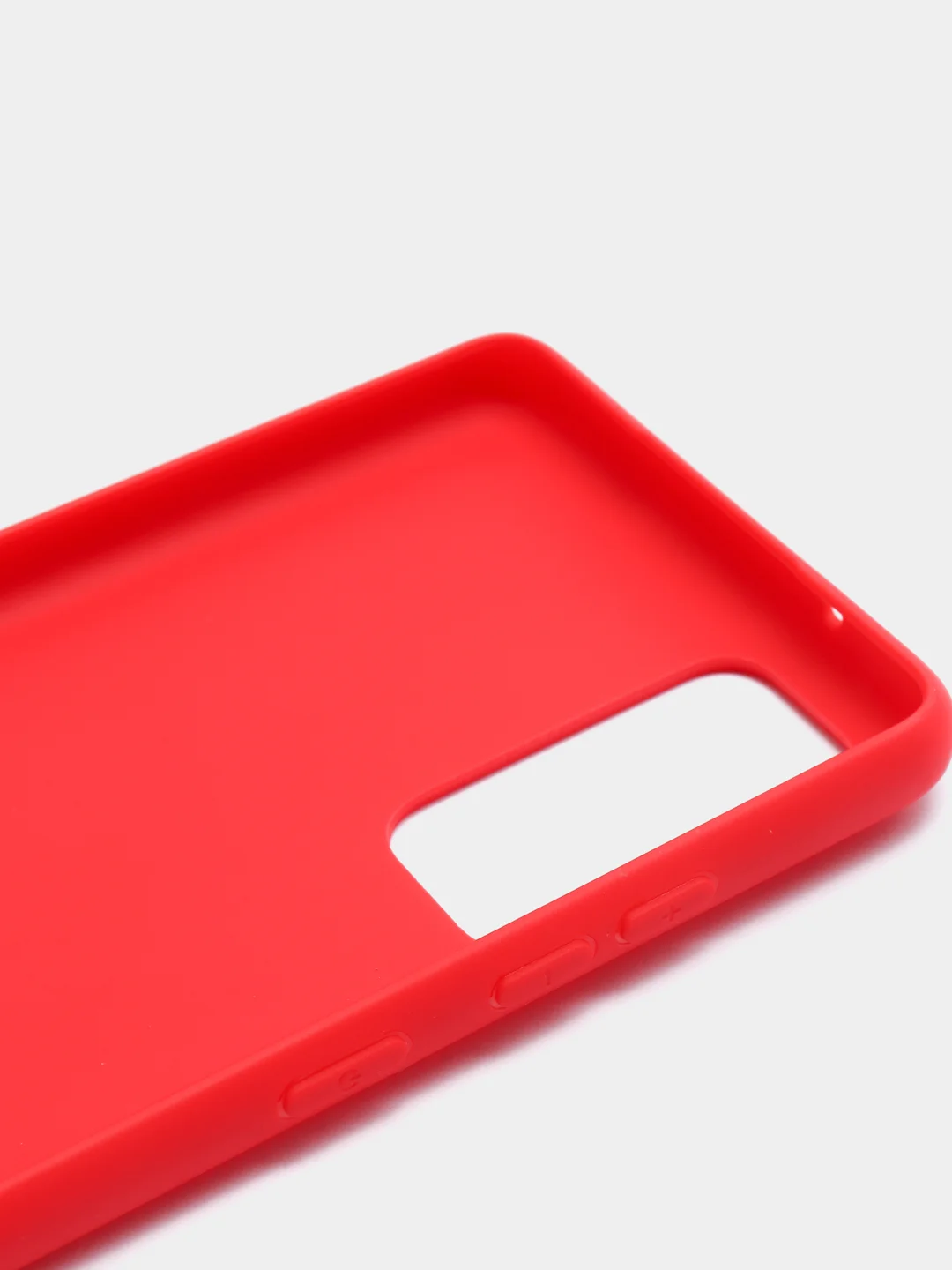 Красный чехол для Samsung S20 FE цветной матовый
