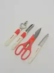 Коралловый набор кухонных приборов S-Front, 4 прибора