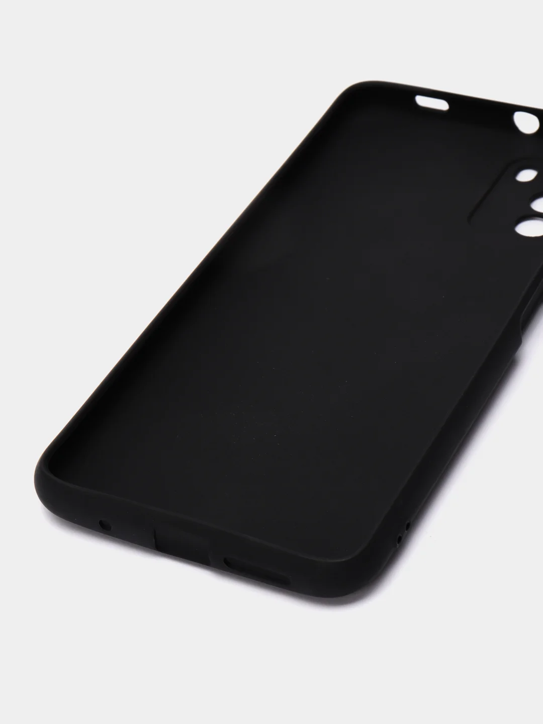 Черный чехол для Xiaomi Poco M3 силиконовый