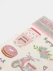 Желтый наклейки, для скрапбукинга
