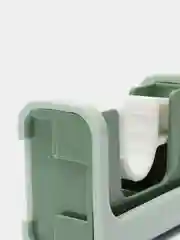 Голубой настенный держатель для швабры
