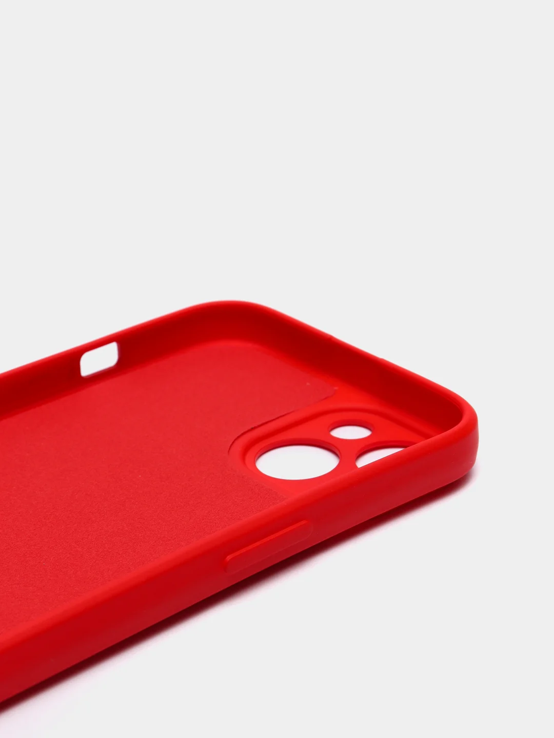 Красный чехол на iPhone 11, 13, 12, XR, Pro, Max, Mini, бархатный