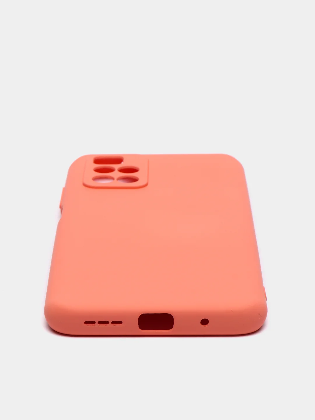 Оранжевый накладка силиконовая противоударная Xiaomi Redmi 10