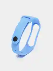 Небесно-голубой силиконовый ремешок Xiaomi Mi Band 3, Mi Band 4