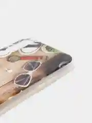 Хаки чехол Samsung Galaxy A01 / M01, Самсунг Галакси А01 / М01 с рисунком "Косметика"