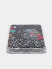 Тёмно-серый чехол Apple iPhone X / Xs чехол силиконовый с рисунком