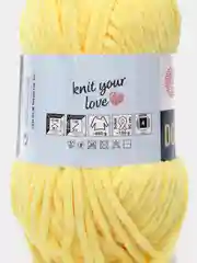 Желтый пряжа плюшевая YarnArt "Dolce Baby", 100% микрополиэстер, 50 г, 85 м